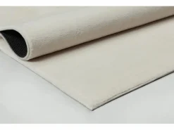 Alfombra piel sintética suave lavable - Crema - 120 cm Redondo - COSY^the carpet Hot
