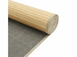 Alfombra rectangular de bambú natural claro 60x200 cm^ Clearance