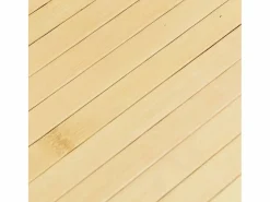 Alfombra rectangular de bambú natural claro 70x300 cm^ Sale