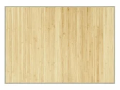 Alfombra De Cocina|Alfombra De Cocina|Alfombra rectangular de bambú natural claro 70x100 cm