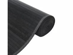 Alfombra rectangular 100x300 cm bambú Gris Hot