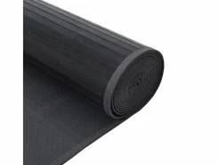 Alfombra rectangular 100x300 cm bambú Gris Hot