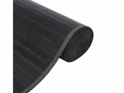 Alfombra rectangular 60x100 cm bambú Gris Discount