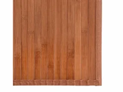 Alfombra rectangular marrón 70x500 cm bambú Marru00f3n Discount