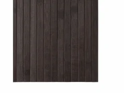 Alfombra rectangular marrón oscuro 70x200 cm bambú Marru00f3n Discount