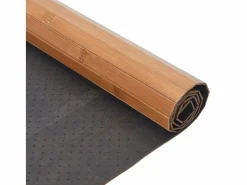 Alfombra rectangular natural de bambú 80x100 cm^ Outlet
