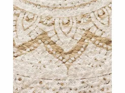 Alfombra redonda 150 cm yute trenzado estampado^Clicnbuy Clearance