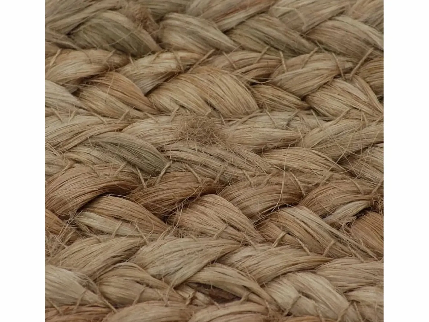 Alfombra redonda 90 cm yute trenzado^Clicnbuy Online