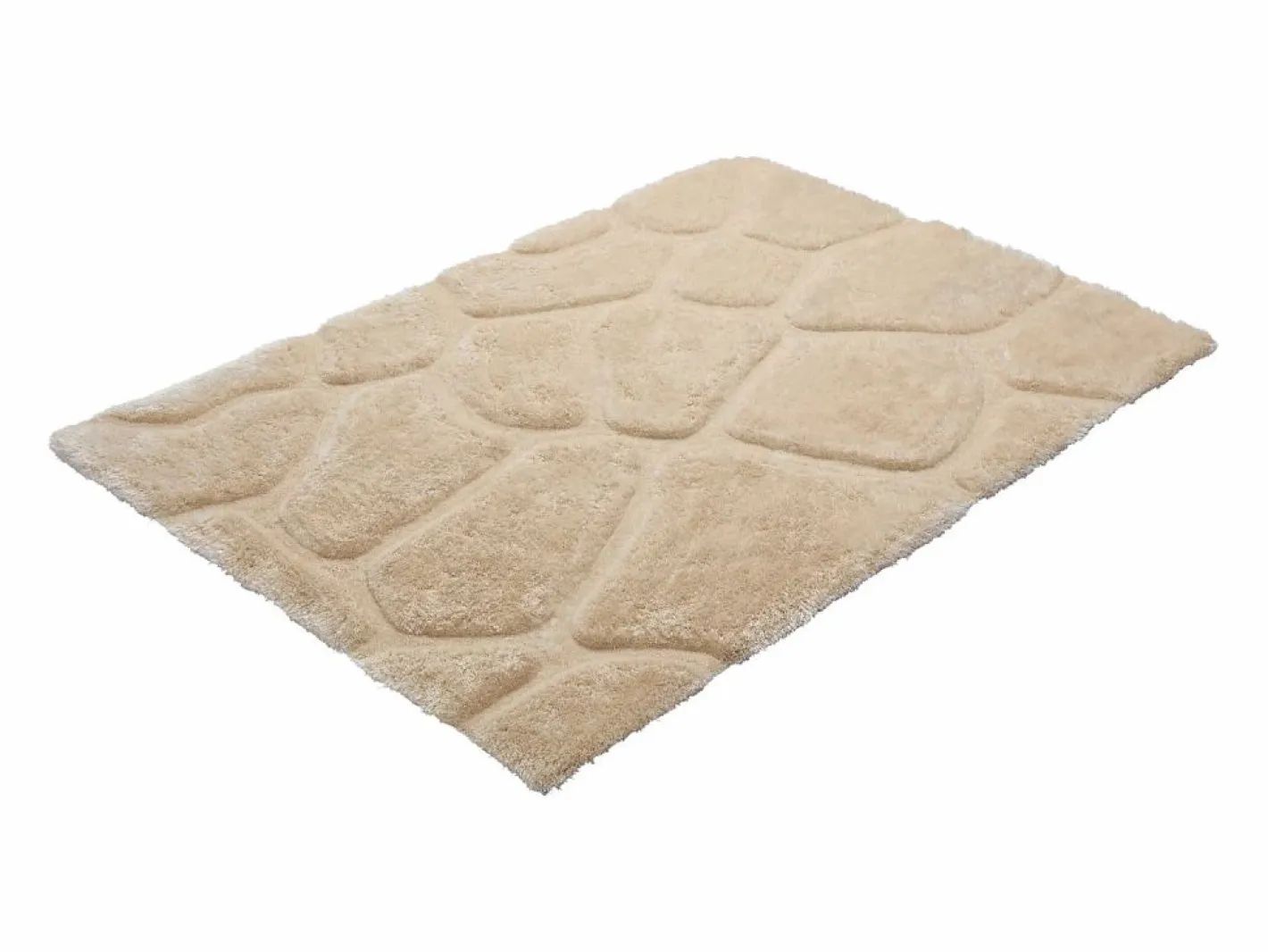 OZAIA Alfombra De Salón|Alfombra shaggy de pelo largo - 200 x 290 cm - Gris - PIETRA