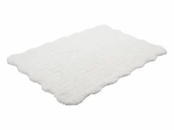 Alfombra shaggy de pelo largo con bordes ondulados, 160 x 230 cm, , NERIDA^Vente-unique Discount