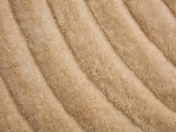 Vente-unique Alfombra De Salón|Alfombra shaggy de pelo largo en relieve, 200 x 290 cm, oscuro, MERISA