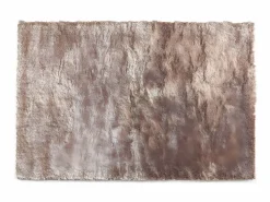 OZAIA Alfombra shaggy ultra suave de poliester color 200x290 cm DOLCE Topo Discount