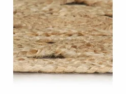 Clicnbuy Alfombra tejida a mano de yute trenzado 150 cm Marru00f3n Best