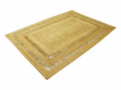 Alfombra trenzada de yute 100% - 200 x 290 cm - Natural - JARAVI^OZAIA