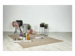 Meublorama Alfombra 150x80cm, diseño C203A color natural - Confort y elegancia para su interior. Beige Best