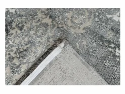 Meublorama Alfombra 330x240cm, diseño E209E color plata - Confort y elegancia para su interior. Gris New