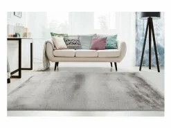 Alfombra 150x80cm, diseño E009Y color plata - Confort y elegancia para tu interior.^Meublorama Clearance