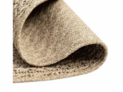 Alfombra ZIZUR apariencia de yute interior y exterior 160 cm ES20165 Marru00f3n New