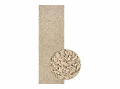 Clicnbuy Alfombra ZIZUR apariencia de yute interior y exterior 80x200 cm Marru00f3n Clearance