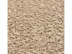 Clicnbuy Alfombra ZIZUR apariencia de yute interior y exterior 80x200 cm Marru00f3n Clearance