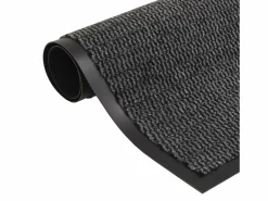 Alfombras de entrada rectangulares de nudo 2 uds gris 60x90 cm ES111718^ New
