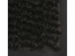 Alfombras de entrada rectangulares de nudo 2 uds 90x150cm ES874400 Negro Outlet
