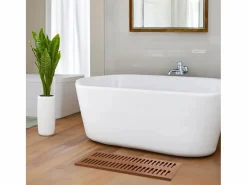MCW Alfombrilla de baño de teca -M86 Marru00f3n Sale