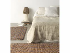 Alfombrilla fibra de coco 45x75 cm Marru00f3n Clearance
