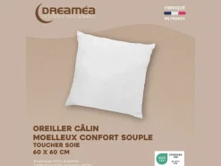 DREAMEA Almohada|Almohada 60 x 60 cm de - 400 gr/m² - BIESYA