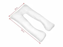 Almohada de embarazo blanca 90x145 cm ES560566^ Clearance