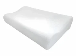 Ysmée Almohada ergonómica - memoria de forma - 50x30 cm Blanco