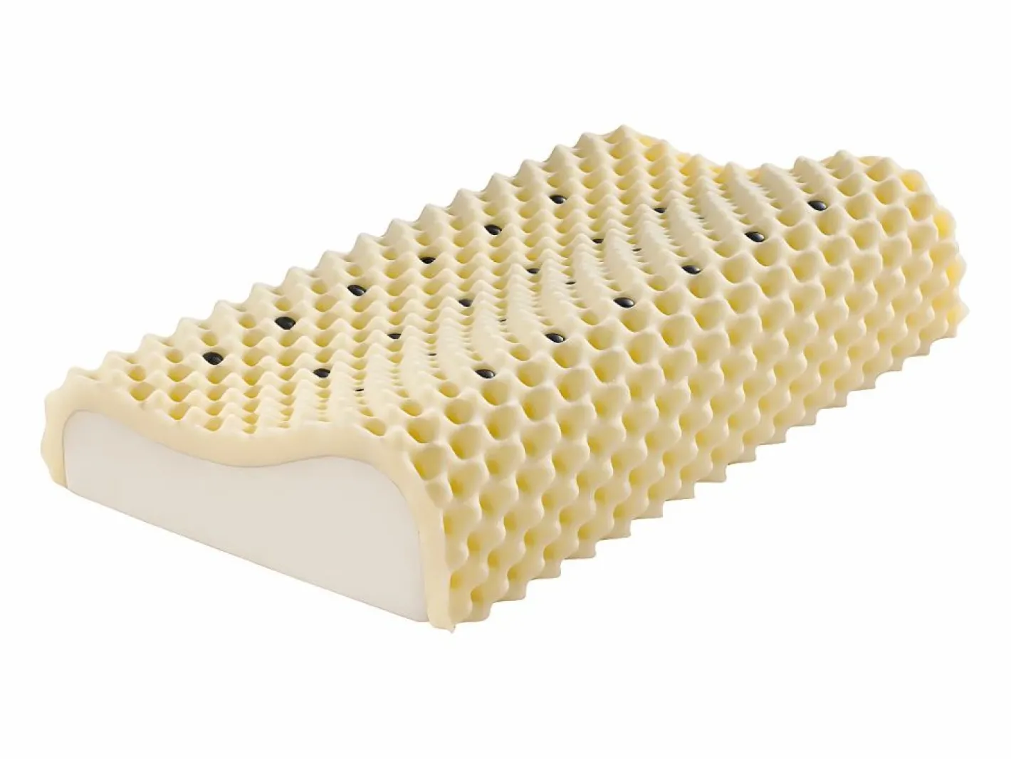 Vente-unique Almohada magnética con memoria de forma 58x36 cm HYPNOSE Blanco Discount