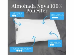 Almohada|Almohada Nova Moshy Fibra y 100% Poliéster 90 cm
