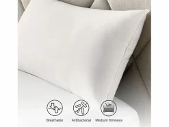 PIKOLIN Almohada|Almohada 40x75cm | HOME | Fibra | Tratamiento Antibacteriano