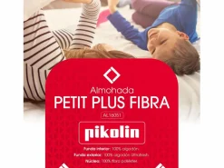 PIKOLIN Almohada|Almohada 70x40cm | Petit Plus | Fibra | Boca abajo