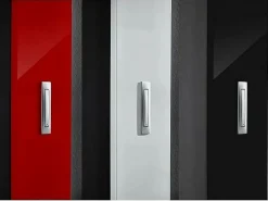 Alti perchero de pared lacado diseño negro - Negro^MSO Clearance