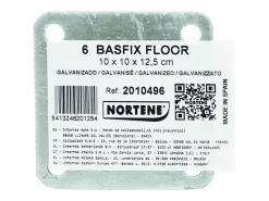 NORTENE Anclaje suelo para celosia basfix floor 10x10x12.5 cm 10X10X12.5 CM Gris Best