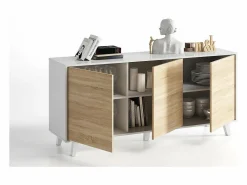Loungitude Aparador|Aparador 3 puertas - L154 cm - Zaiken Plus