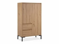 Calicosy Aparador Alto 2 Puertas 2 Cajones y 2 Estantes H139 cm - Plock Marru00f3n Discount