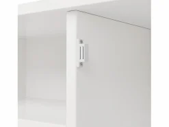 Merax Aparador De Cocina|Aparador alto de cocina - 120 x 40 x 188 cm - con estantes regulables + botellero + 4 puertas + 2 cajones - MDF -
