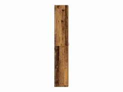 vidaxl Aparador alto madera de ingeniería envejecida 60x32x190 cm Color natural claro New