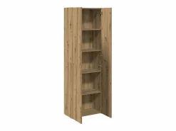 vidaxl Aparador alto madera de ingeniería roble artisan 60x32x190 cm Color natural claro Outlet