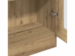 vidaxl Vitrina|Aparador alto Roble Artisan 82,5x30,5x150 cm Madera de ingeniería