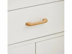 Sobuy Mueble Camarera|Aparador Auxiliar bajo de Cocina con 2 Puertas y 1 cajón, para microondas,L62 cm x P40 cm x H119 cm FSB12-W ES