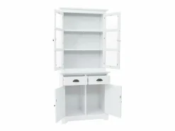 Aparador buffet mueble consola mueble de almacenaje mueble de porcelana con 4 puertas de MDF y madera de pino 180 cm 4402167^Mobikasa Outlet