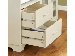Sobuy Aparador Cocina para microonda Buffet para Comedor Entrada Salón con 2 puertas 2 cajones y 1 compartimento abierto 120 x 40 x 90 cm FSB81-MI ES Beige Outlet