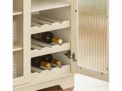 Sobuy Aparador Cocina para microonda Buffet para Comedor Entrada Salón con 2 puertas 2 cajones y 1 compartimento abierto 120 x 40 x 90 cm FSB81-MI ES Beige Outlet