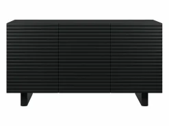 Vente-unique Aparador con 3 puertas de MDF - Color: - LUDIMA Negro Clearance
