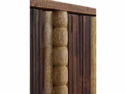 Aparador con 3 puertas multicolor de madera maciza de acacia^ Hot