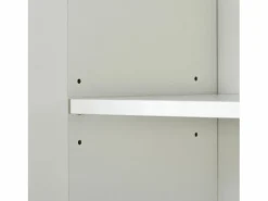 ModernLuxe Aparador con 4 puertas sin tirador - estilo contemporáneo - madera + metal - Blanco Sale